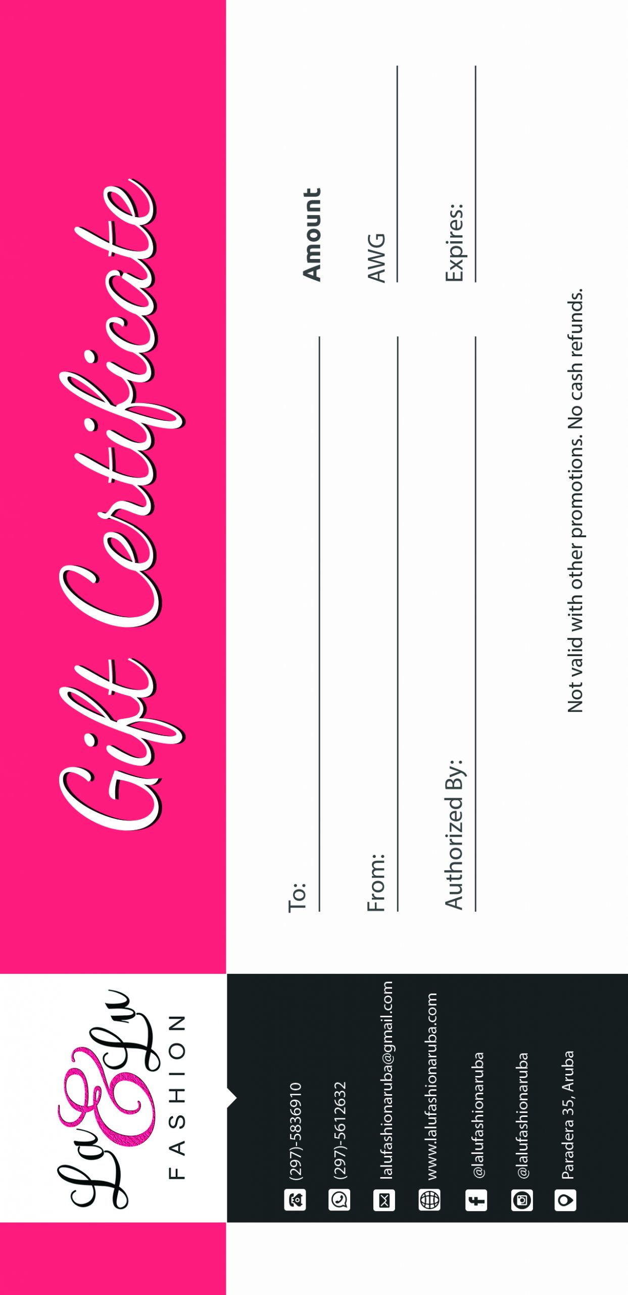 Gift Certificate